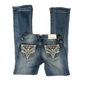Vigoss Jeans The New York Bootcut Embroidered Women’s Size 1/2